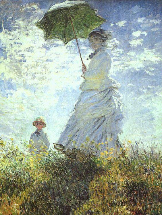 Claude Monet Woman with a Parasol Sweden oil painting art